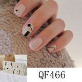 Nail Sticker 3D Diamond Nail 14 Stickers Waterproof - MAXIME