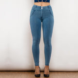 Melody Middle Sexy Push Up Jeans Denim Pencil Pants - MAXIME