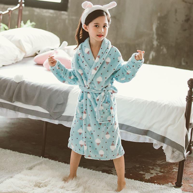 Children's Nightgown Thickened Pajamas - MAXIME