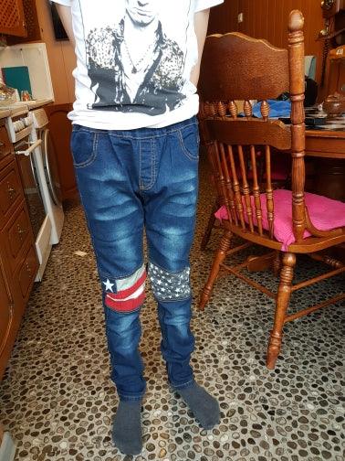 Boy patchwork jeans - MAXIME