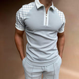 POLO Shirt Striped Printed Short Sleeve - MAXIME