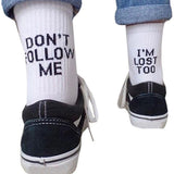 English alphabet socks ins tide socks - MAXIME