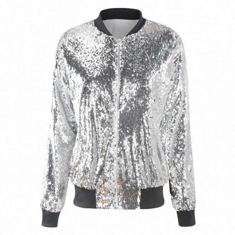 Casual Women's Sequined Jacket - MAXIME