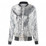 Casual Women's Sequined Jacket - MAXIME