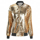 Casual Women's Sequined Jacket - MAXIME