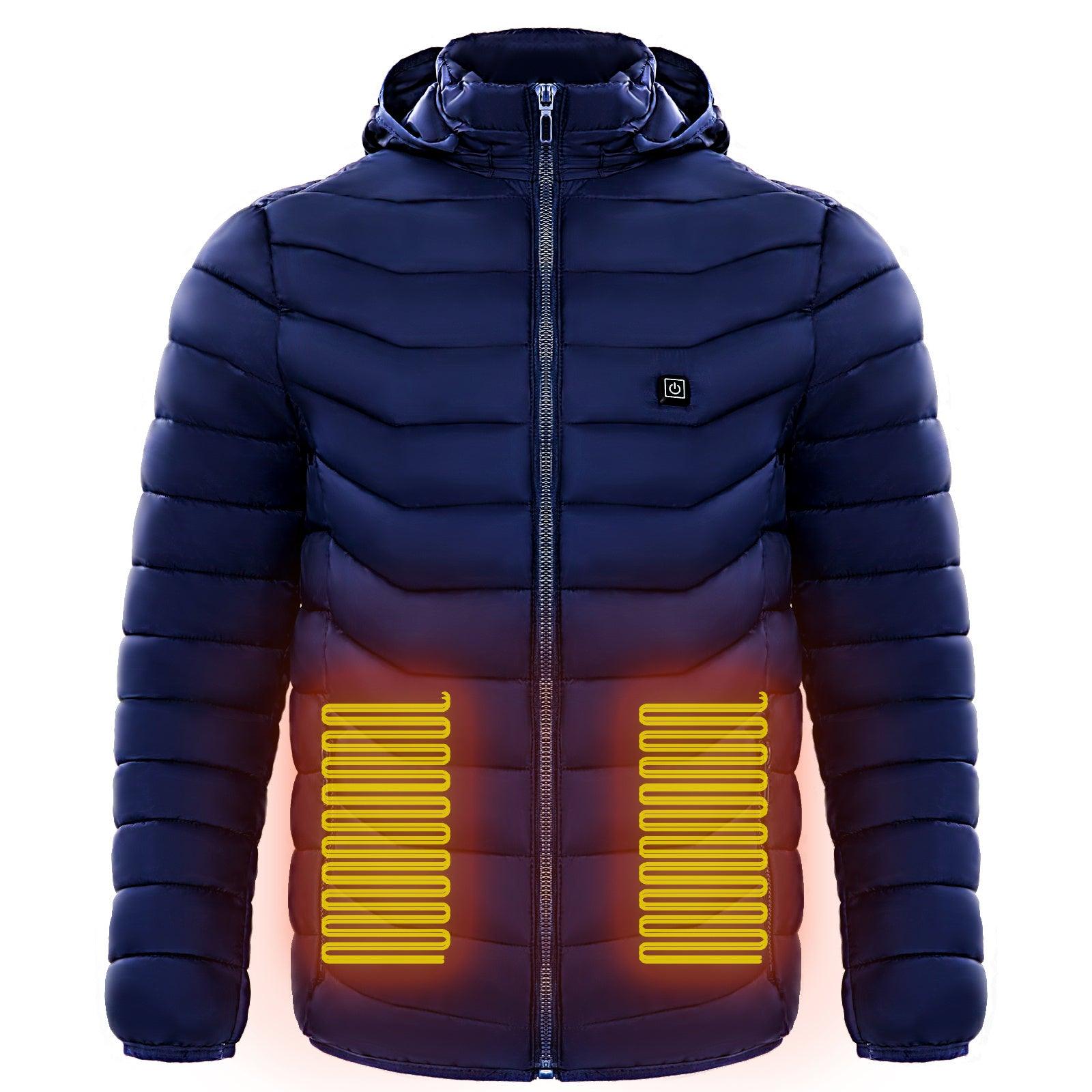 Men Heated Puffer Jacket Electric Heating Coat - MAXIME