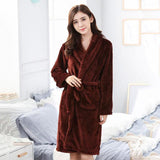 Robe Gown Elegant Solid Casual Sleepwe - MAXIME