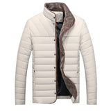 Mid-length Cotton-padded Coat Men's Slim Fit - MAXIME