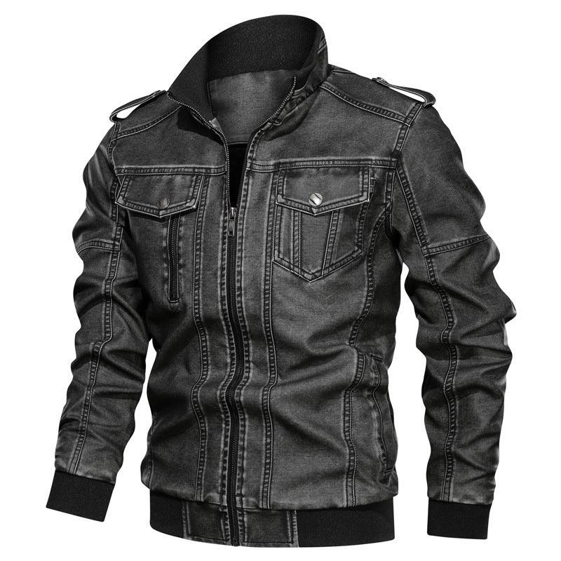 Men's Pu Leather Coat - MAXIME