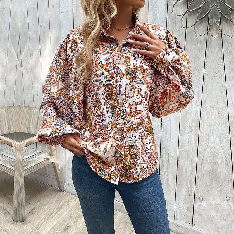 MAXIME Loose Printed Shirt - MAXIME