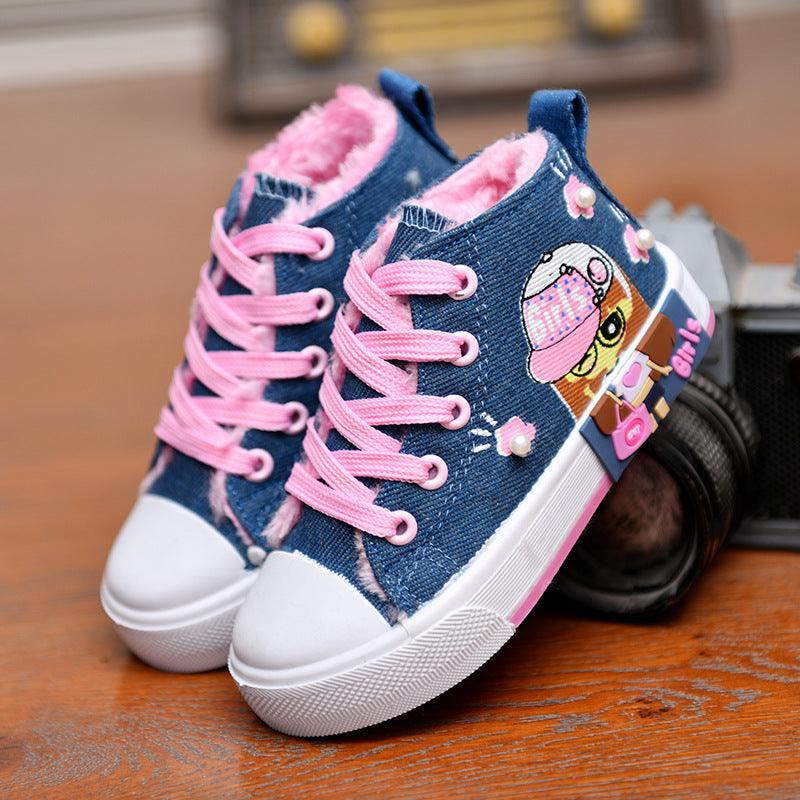 Children's Shoes Canvas Girls' Sneakers - MAXIME