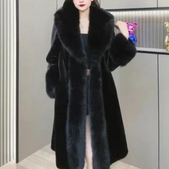 Mink Hair Fur Overcoat Women - MAXIME