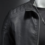 Men's Leather Jacket Thin Coat - MAXIME