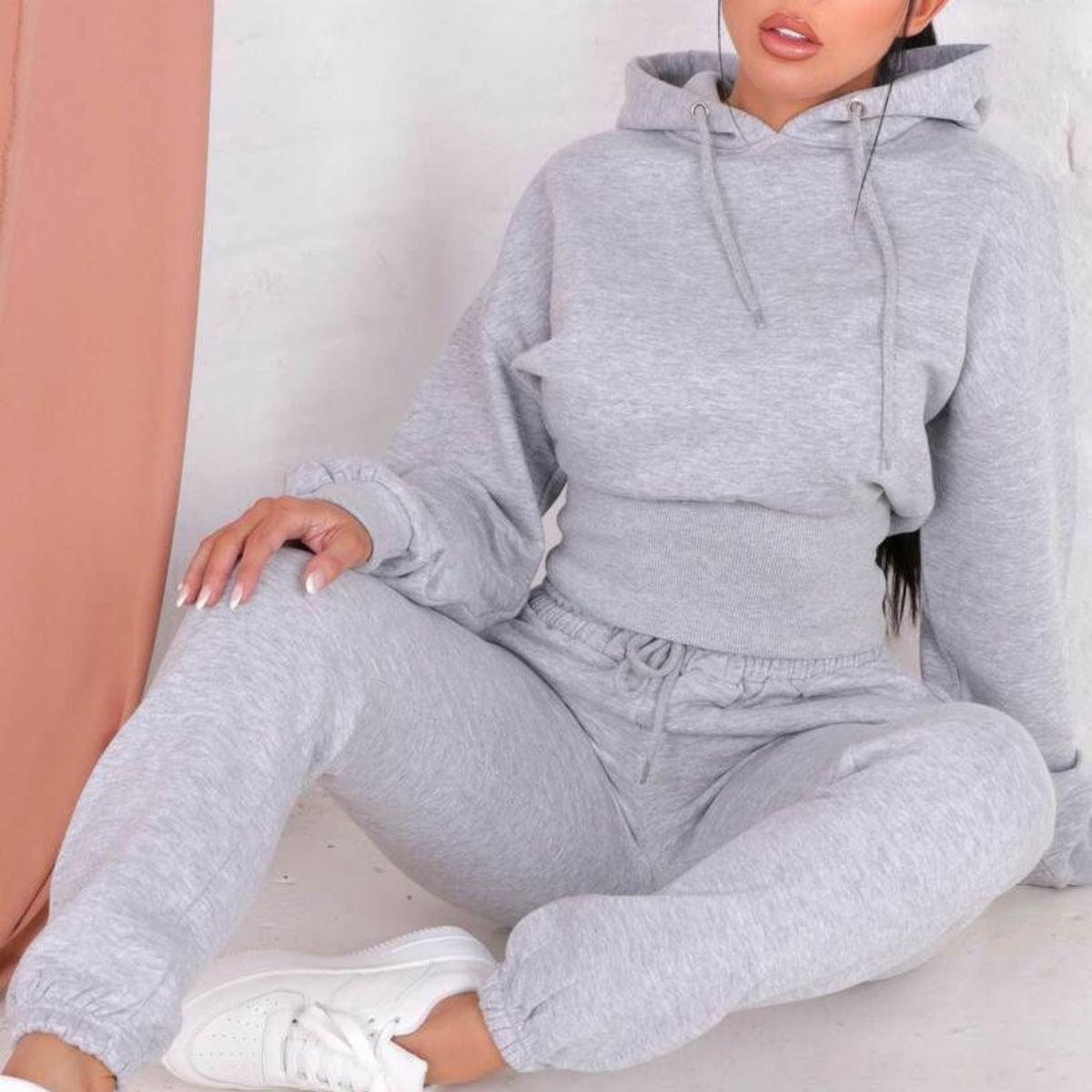 Maxime Hooded Sweater Two Piece Set - MAXIME