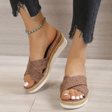 Women Hemp Wedge Sandals - MAXIME