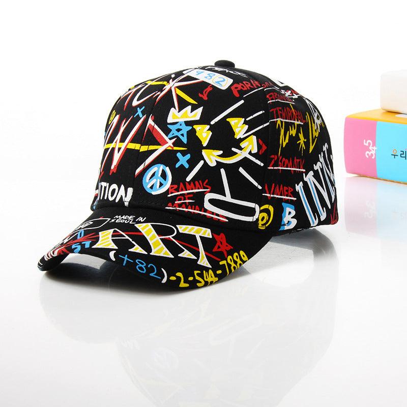 Casual Graffiti Baseball Hat - MAXIME