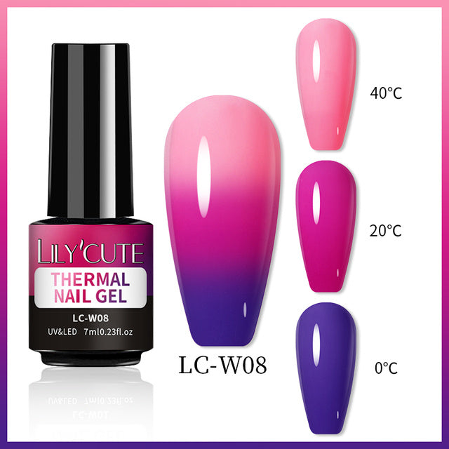 Thermal Gel Color Changing Nail Polish - MAXIME