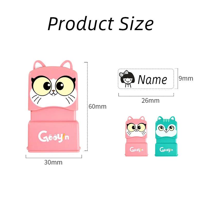 Maxime Customized Name Stamp Paints Personal Student Child Baby Engraved Waterproof Non-fading Kindergarten Cartoon Clothing Name Seal - MAXIME