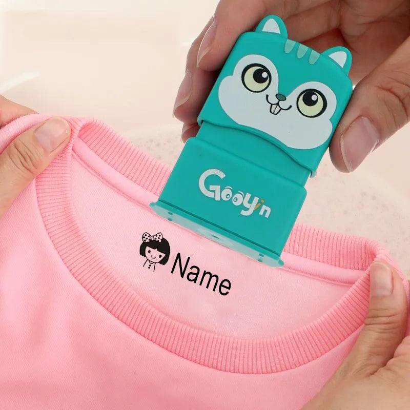 Maxime Customized Name Stamp Paints Personal Student Child Baby Engraved Waterproof Non-fading Kindergarten Cartoon Clothing Name Seal - MAXIME