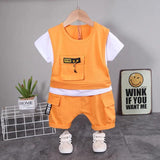 Children Casual T-Shirt Shorts 2Pcs/Set - MAXIME