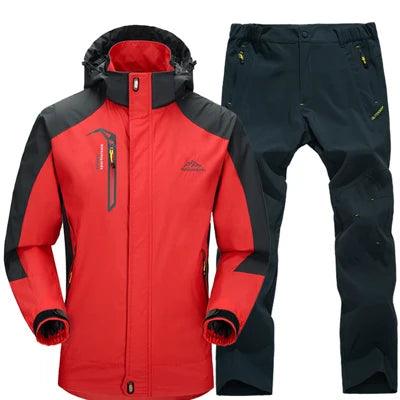 Fit Tracksuit hoodies Mens Clothing Casual Waterproof 2 Pcs Sets - MAXIME