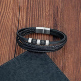 Men's Jewelry Classic Multilayer Braided Leather Bracelet - MAXIME