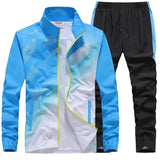 Men's Sportswear 2 Piece Sets Jacket+Pant Sweatsuit Tracksuit - MAXIME