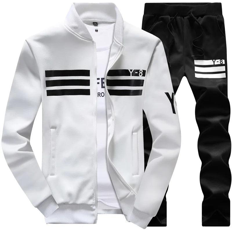 Men's Trucksuits Casual Set Baseball Sweat Suit Men Jogging - MAXIME