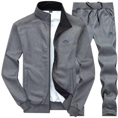 Men Sets Mens Clothing 2 Pieces Sets Slim Tracksuit hoodies - MAXIME