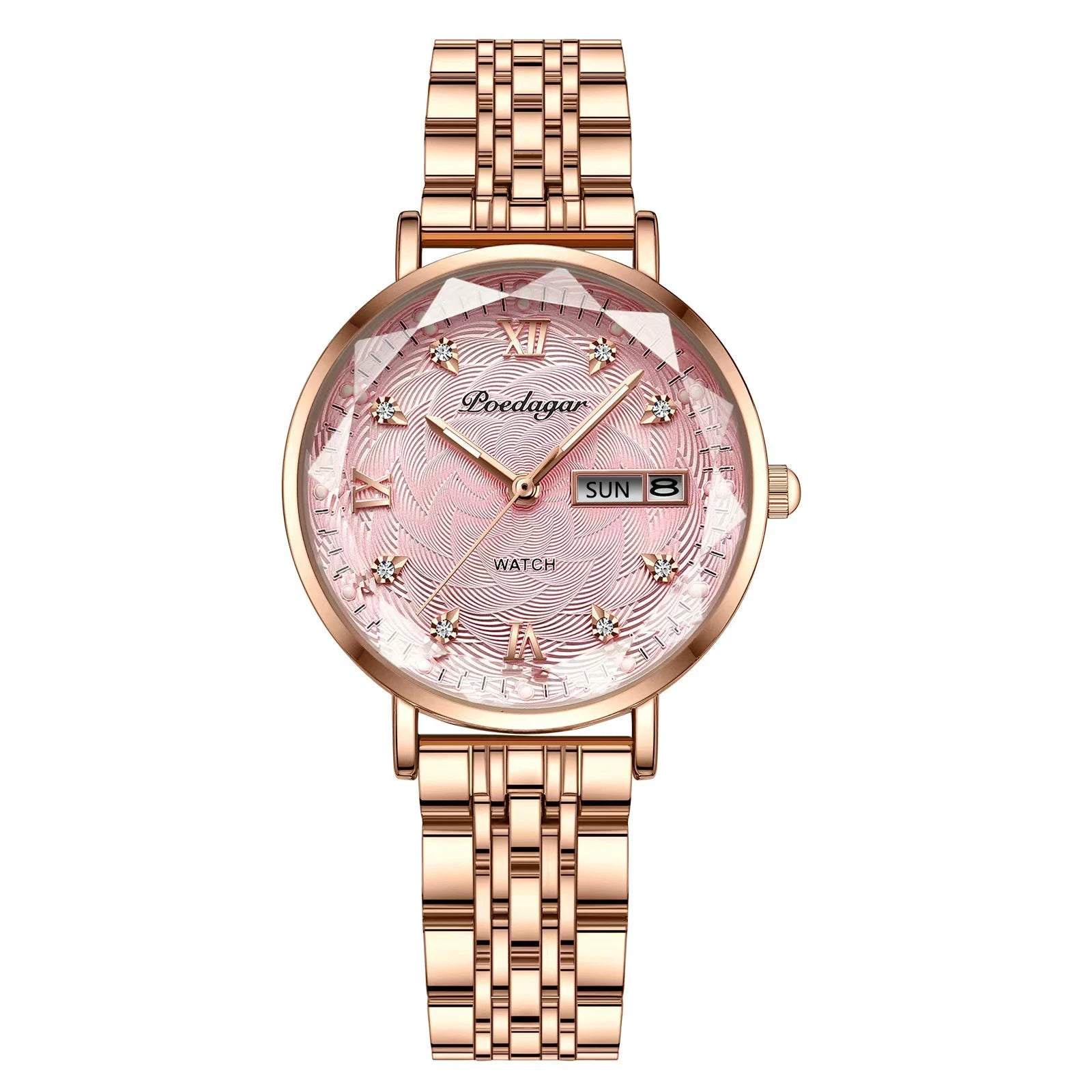 POEDAGAR Watch Women New Fashion Luxury Stainless Steel - MAXIME