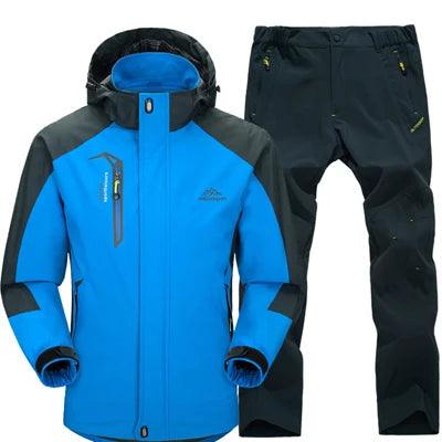 Fit Tracksuit hoodies Mens Clothing Casual Waterproof 2 Pcs Sets - MAXIME