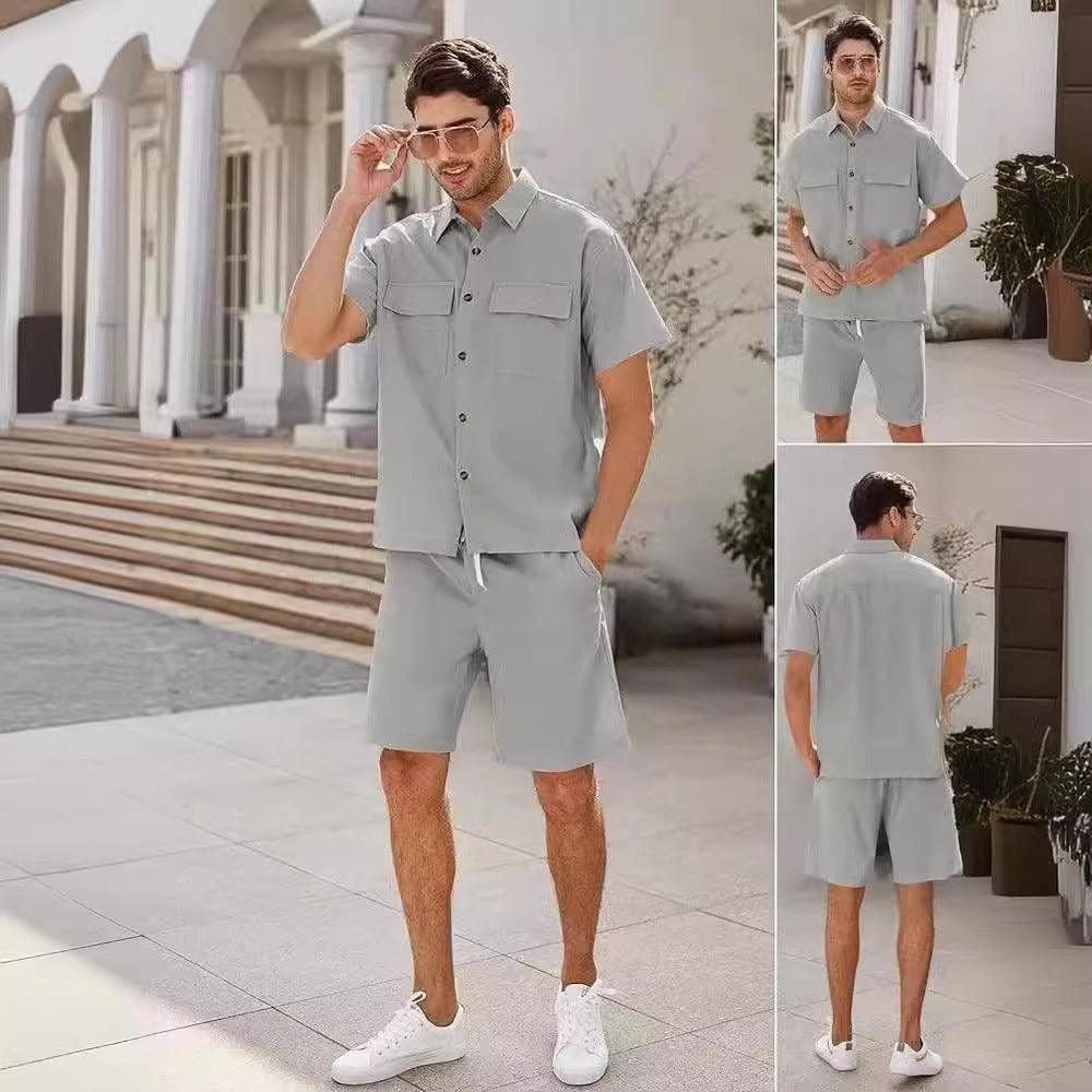 Summer Suits Men Short Sleeve - MAXIME