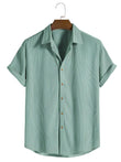 Men's Solid Color Casual Shirt - MAXIME