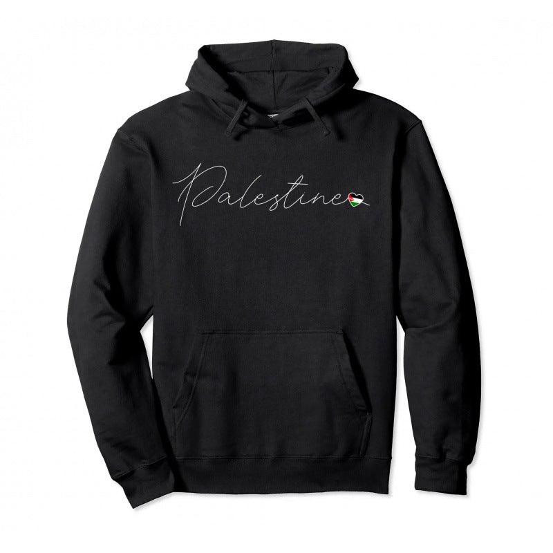 Cotton Palestine Pullover Hoodie Warm Hoodie - MAXIME