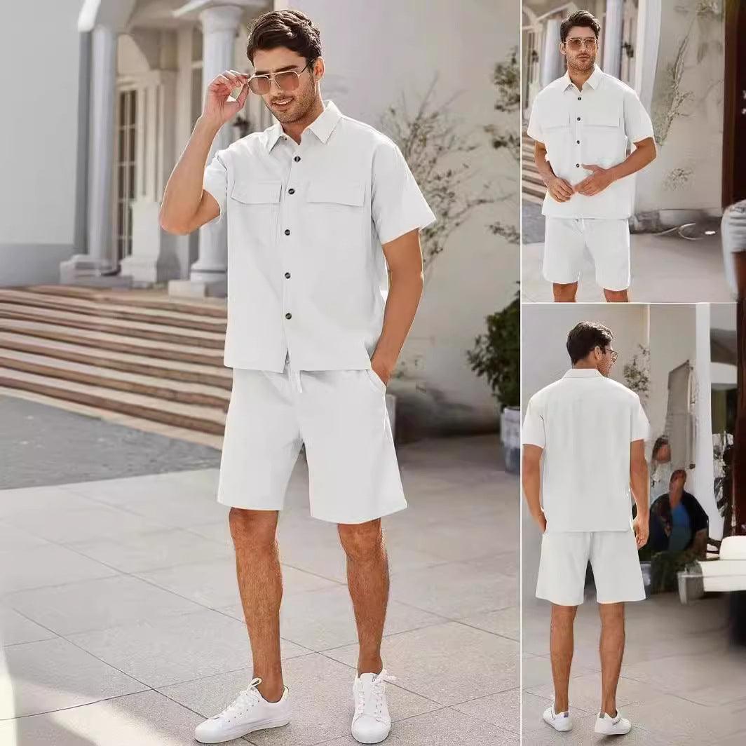 Summer Suits Men Short Sleeve - MAXIME