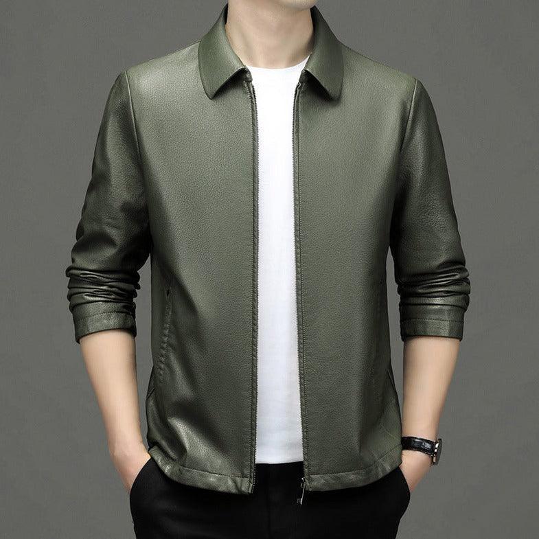 Leather Clothes Coat Leather Jacket Men - MAXIME