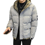 Hooded Cotton-padded Coat Men's Down - MAXIME