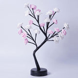 Table Lamp Flower Tree Rose Lamps Fairy Desk Night Lights USB Operated Gifts For Wedding Valentine Christmas Decoration - MAXIME