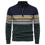 Men's Stand-up Collar All-match Half Zipper Sweater - MAXIME