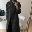 Women's Long Loose Cashmere Overcoat - MAXIME