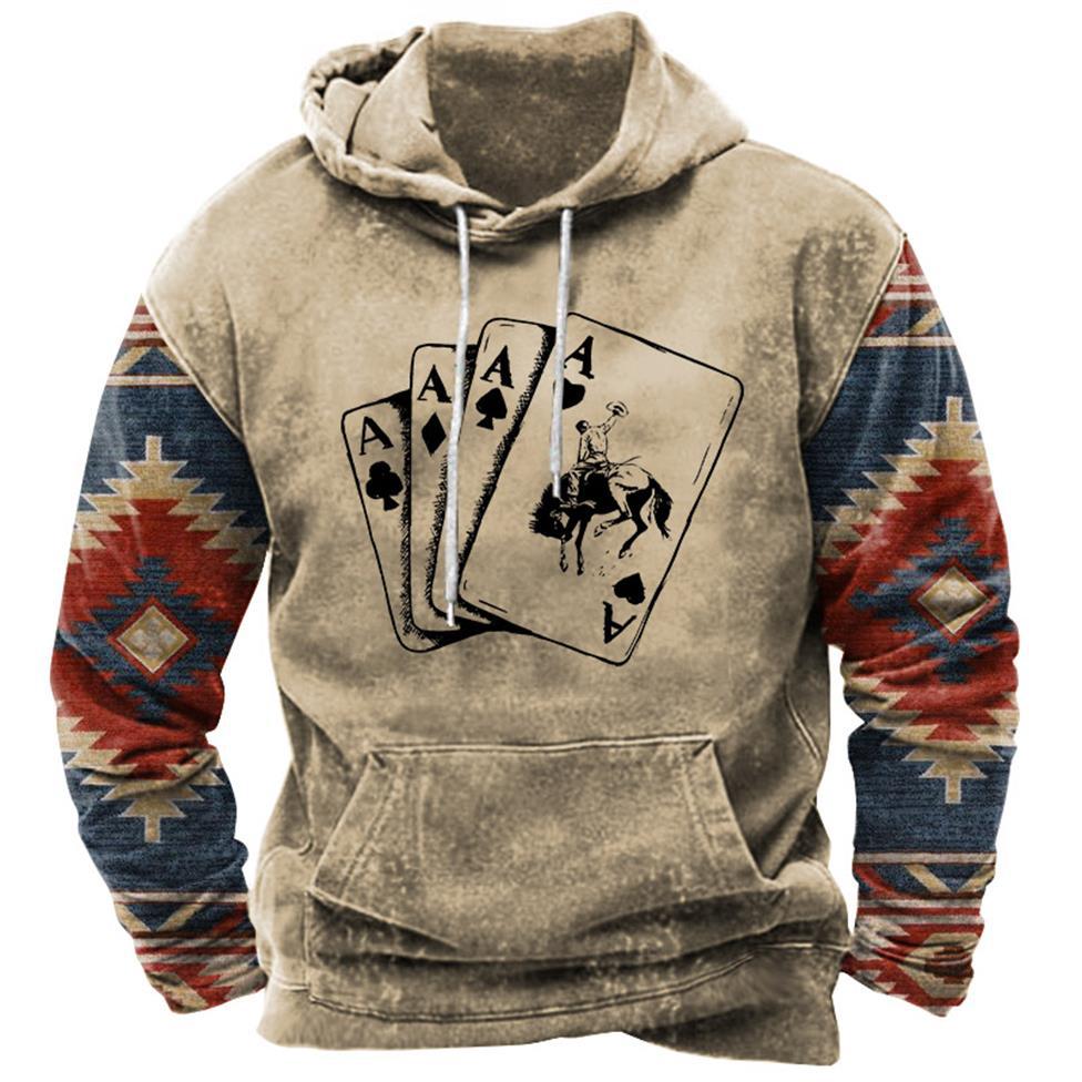 Men's Street Printing Hoodie - MAXIME