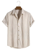 Men's Solid Color Casual Shirt - MAXIME