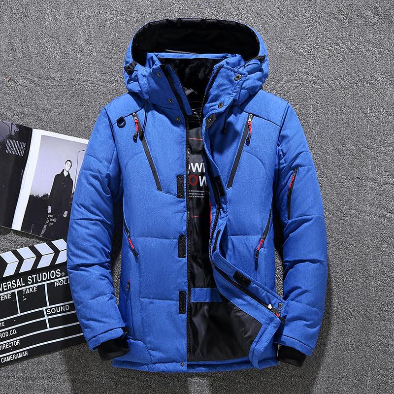 Men's Winter Duck Down Hooded Jacket - MAXIME