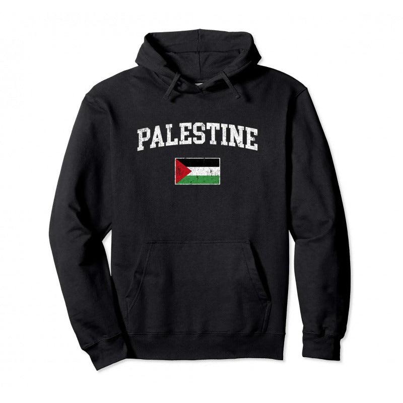 Cotton Palestine Pullover Hoodie Warm Hoodie - MAXIME