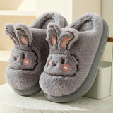 Autumn And Winter High Heel Thick-soled Cotton Slippers - MAXIME