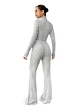 Long-sleeved Knitwear And Trousers Suit - MAXIME