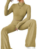 Long-sleeved Knitwear And Trousers Suit - MAXIME