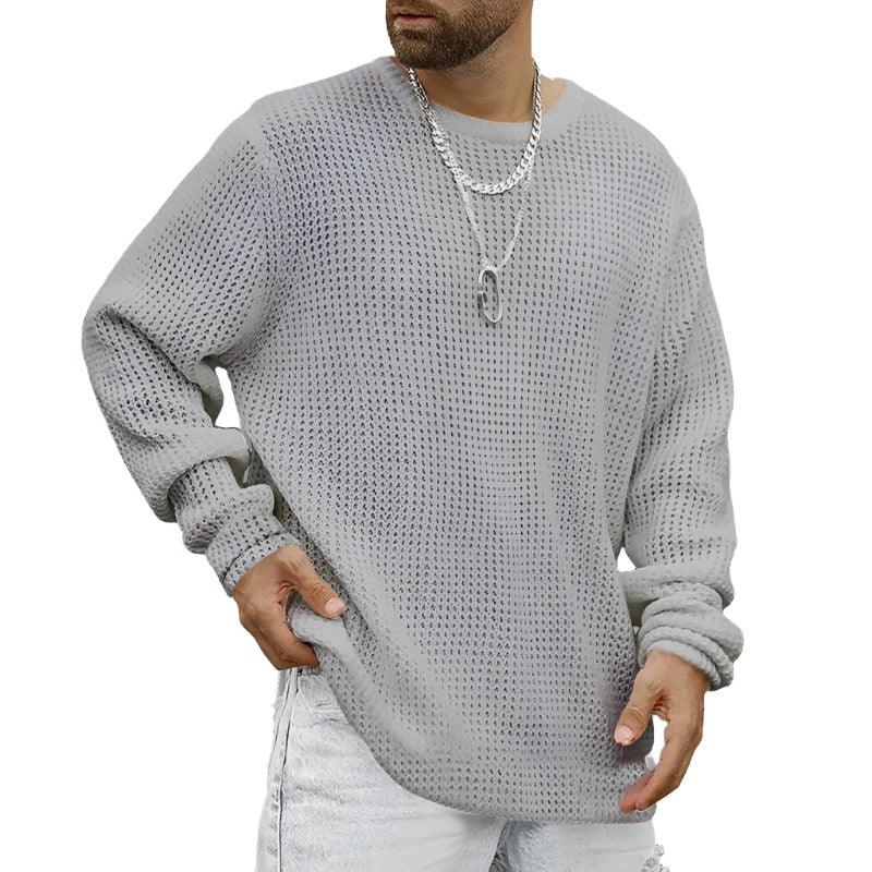 Long Sleeve Crew Neck Casual Men's - MAXIME