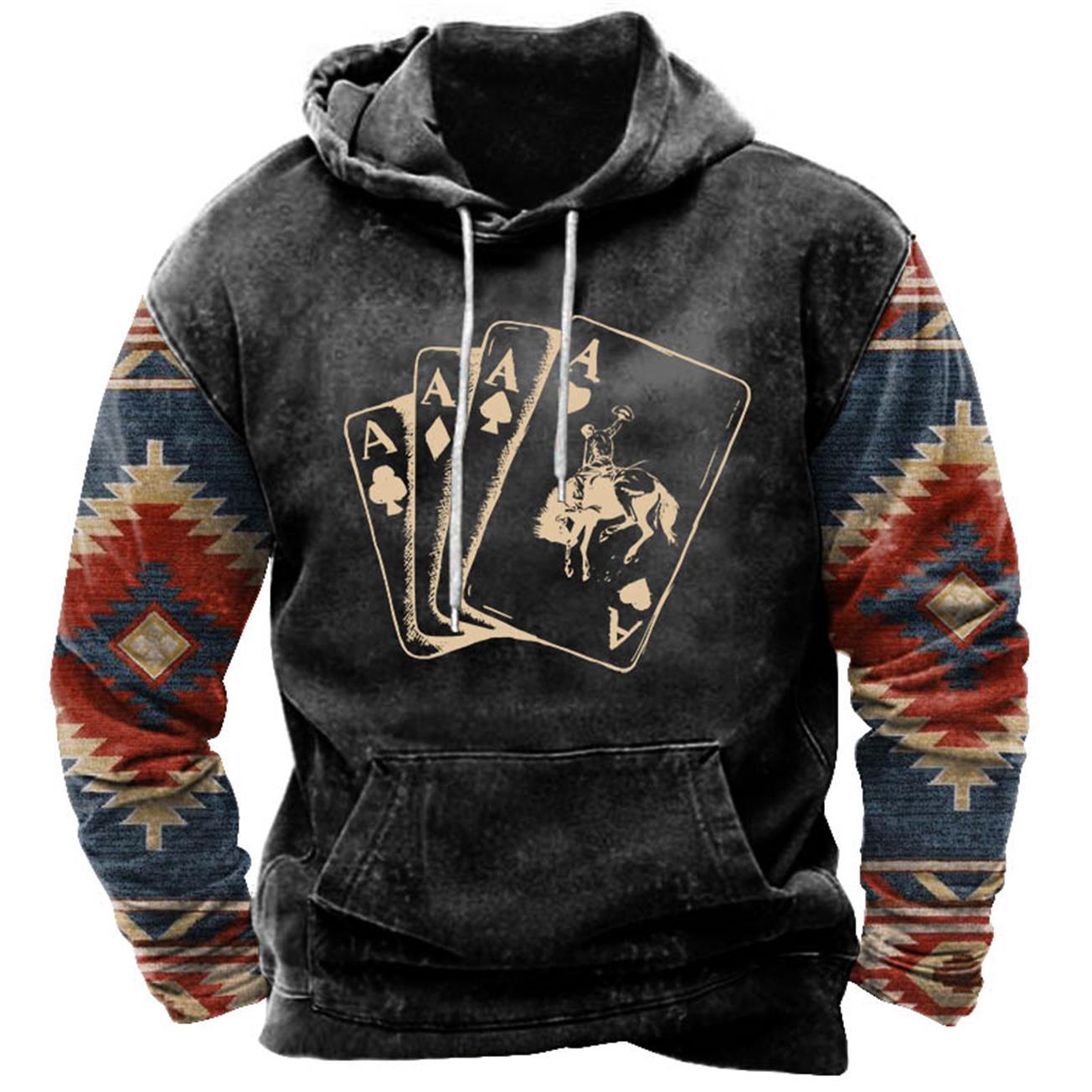 Men's Street Printing Hoodie - MAXIME