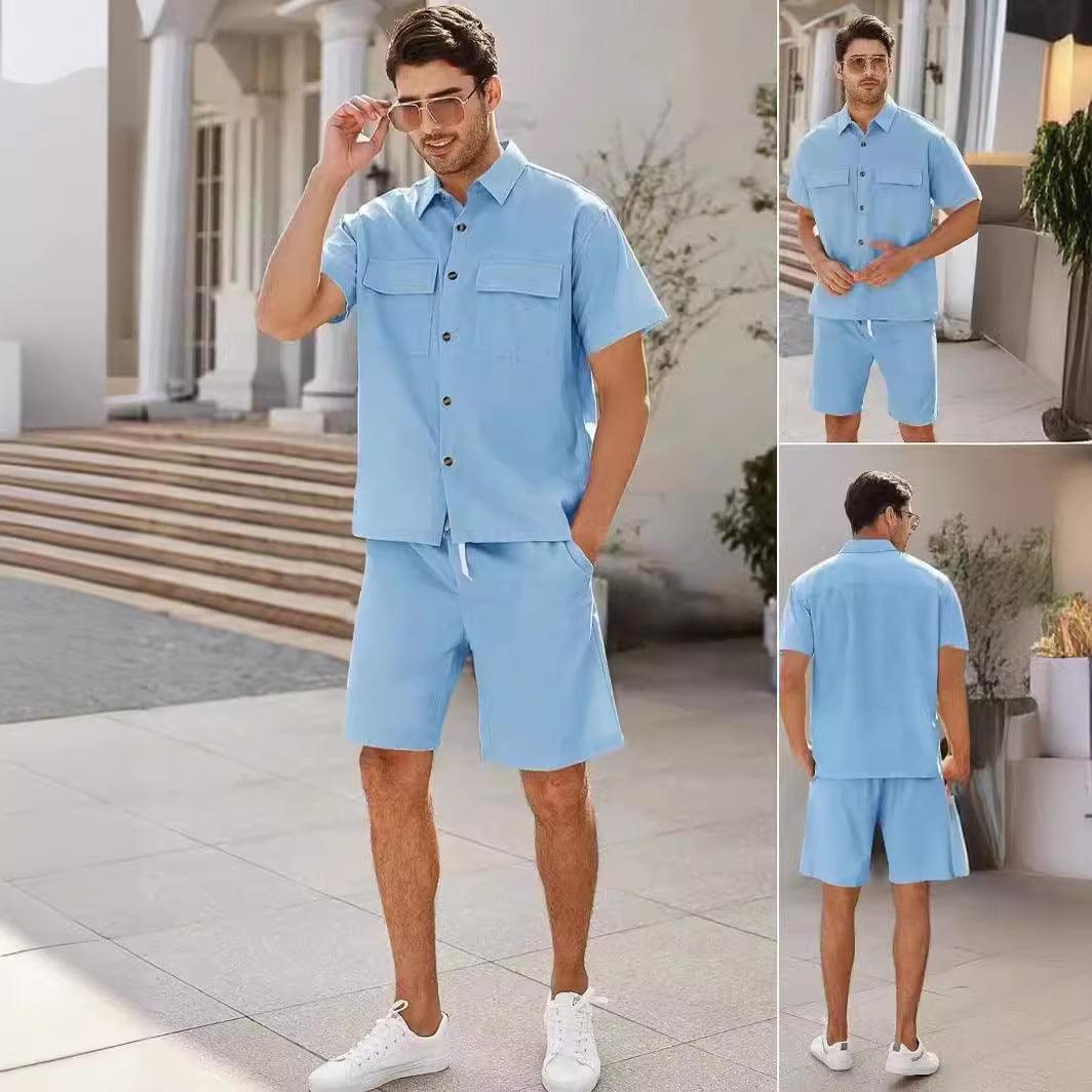 Summer Suits Men Short Sleeve - MAXIME